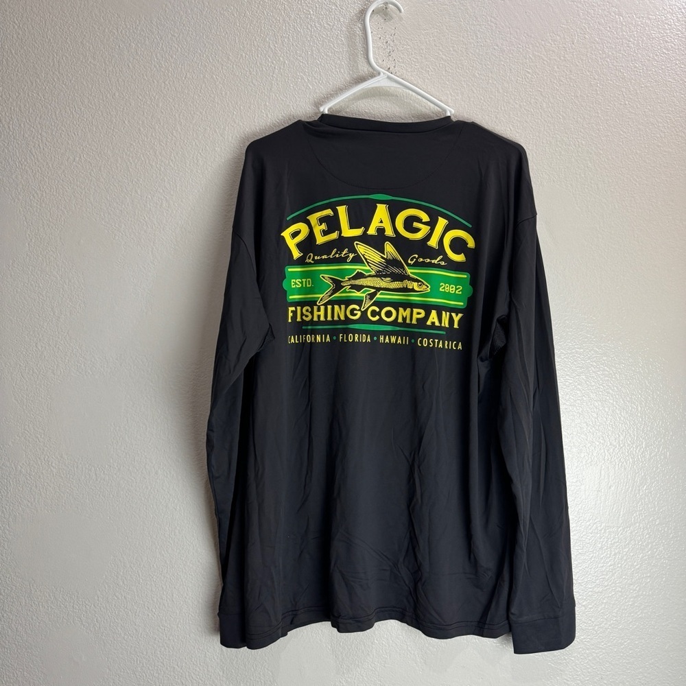Pelagic Aquatek High Performance Offshore Gear Long Sleeve Shirt Size XXL